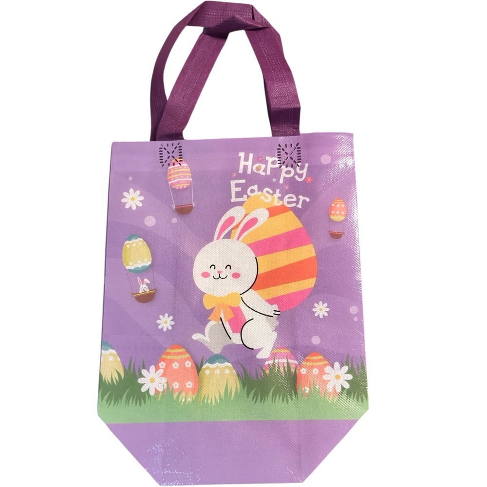 Happy Easter Bunny Tote Gift Pastel Bag Various Colors New 3/$15✨
